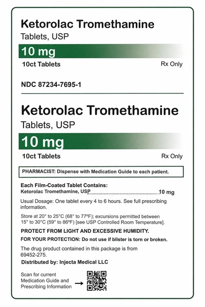 Ketorolac 10mg Tab (Ketorolac Label 7695 1)